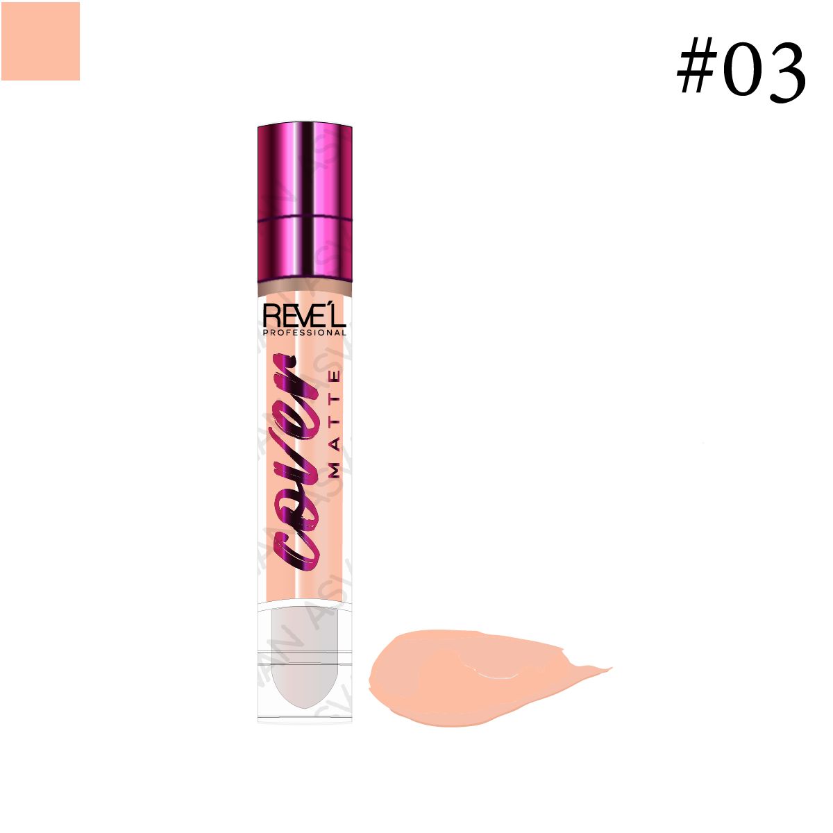 REVE'L PROFESSIONAL - CORRECTOR CONCEALER COVER MATTE 03 - REVEL