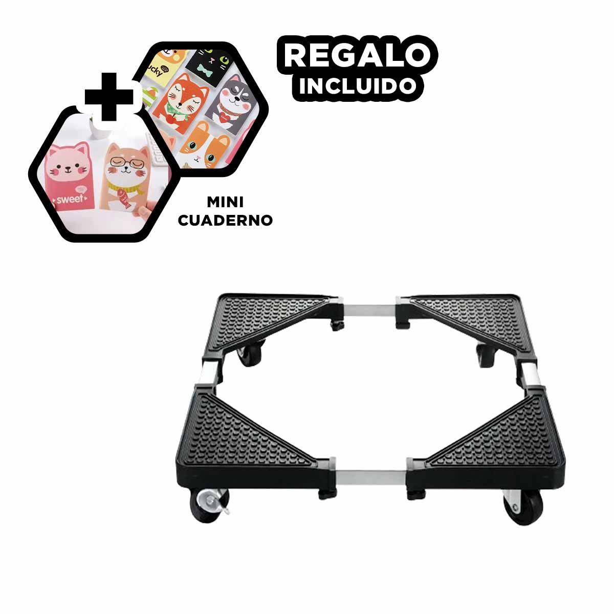 GENERICO - Pack5 Base Moderna de Acero Mueble Y+Regalo Agendita