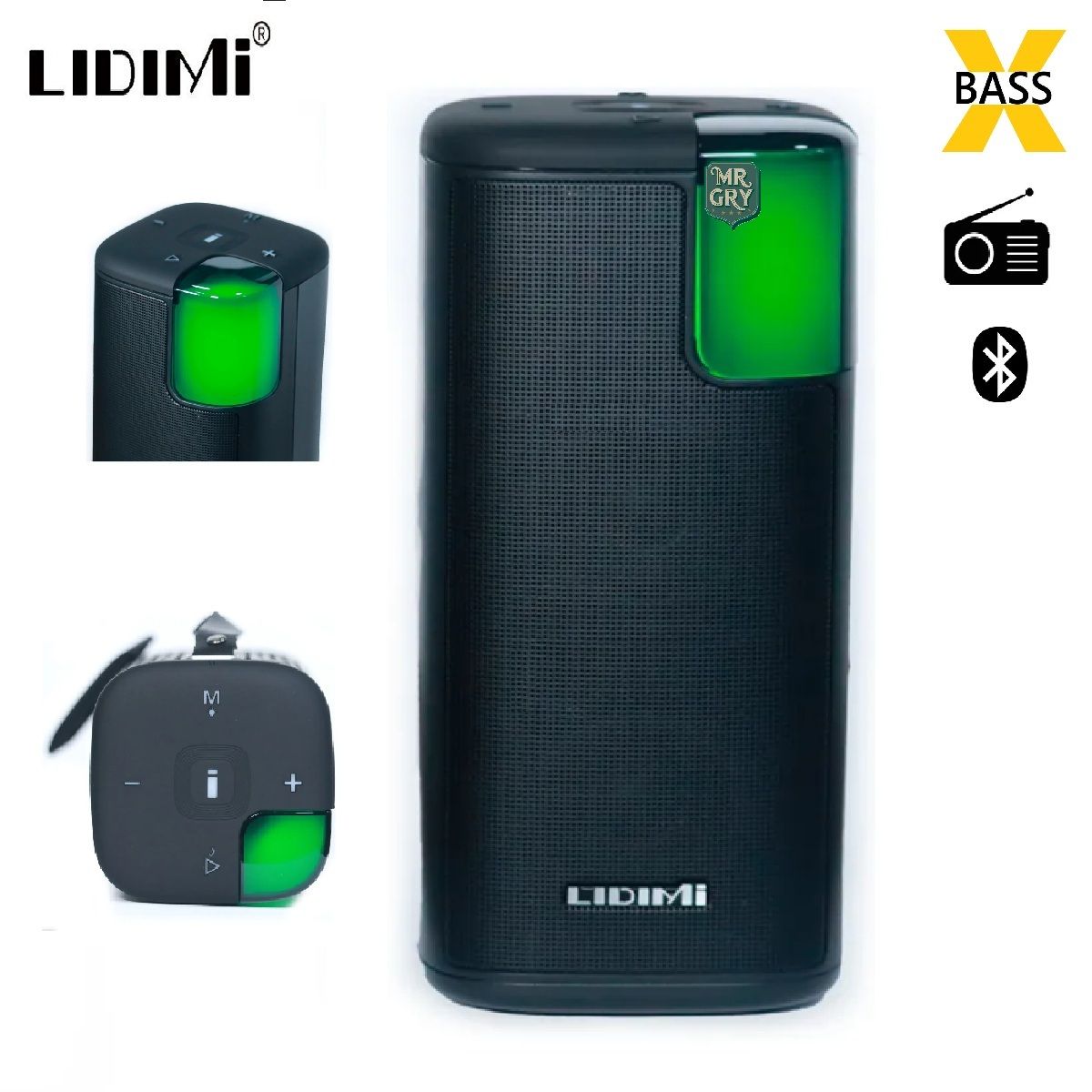 LIDIMI - Parlante Portátil LIDIMI X-BASS 40W LD-S017