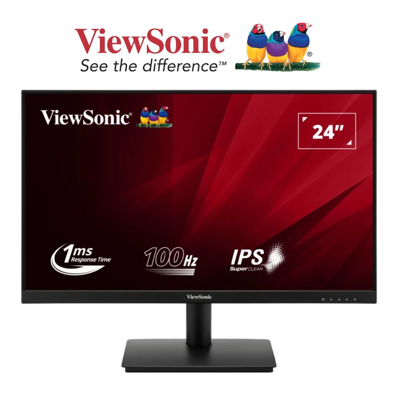 VIEWSONIC - Monitor VIEWSONIC VA240-H 24 LED FHD 100HZ 1MS HDMI VGA