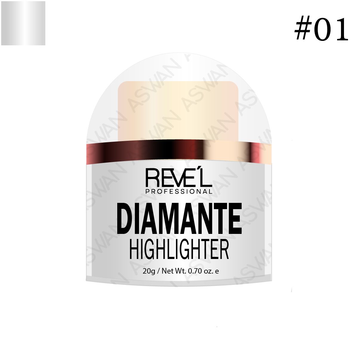 REVE'L PROFESSIONAL - ILUMINADOR DIAMANTE HIGHLIGHTER 01 - REVEL