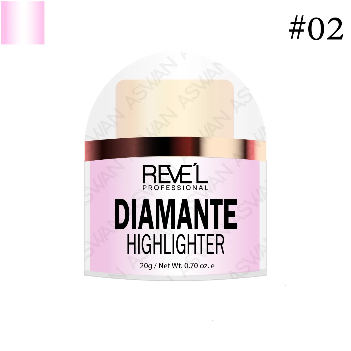 REVE'L PROFESSIONAL - ILUMINADOR DIAMANTE HIGHLIGHTER 02 - REVEL
