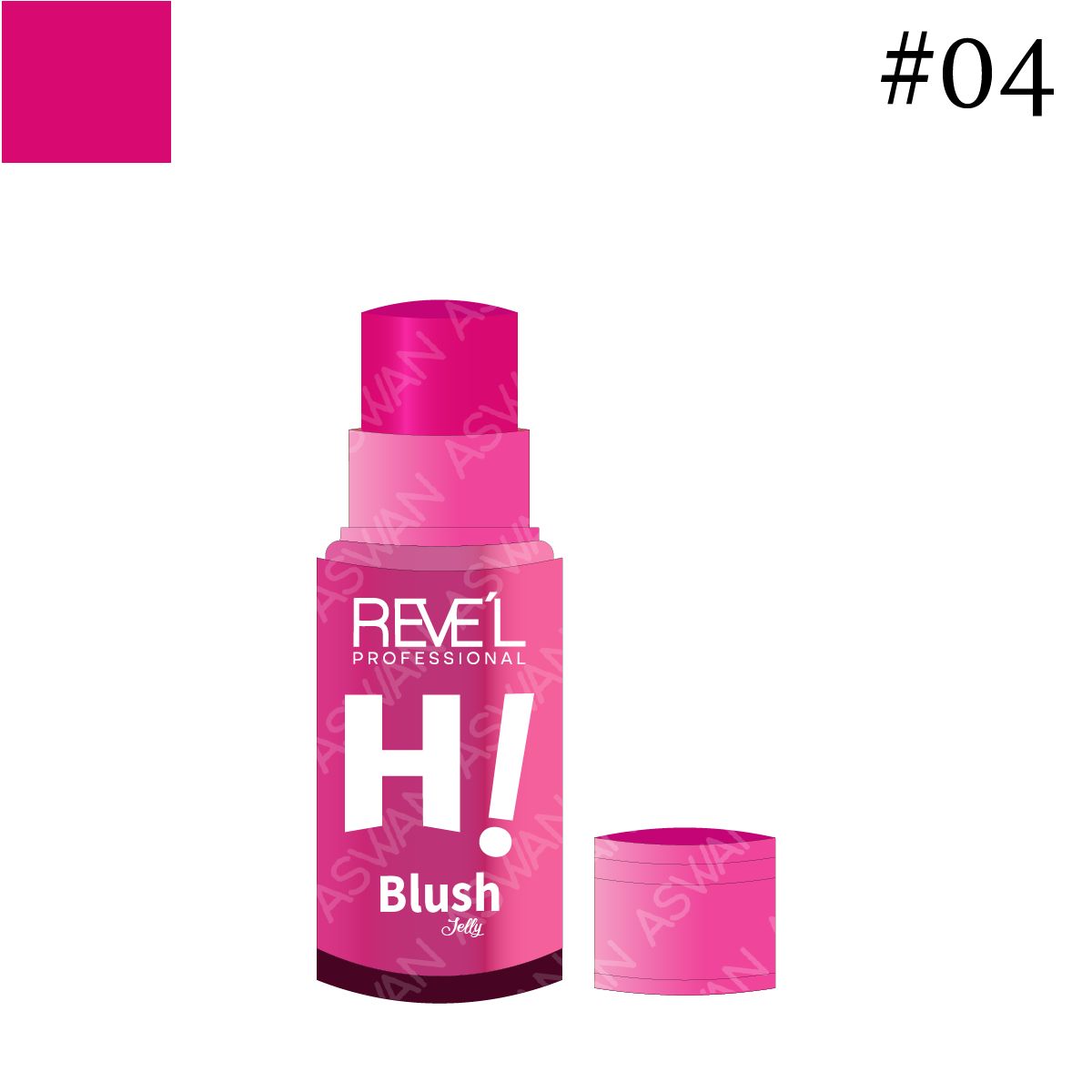 REVE'L PROFESSIONAL - RUBOR H BLUSH JELLY 04 - REVEL