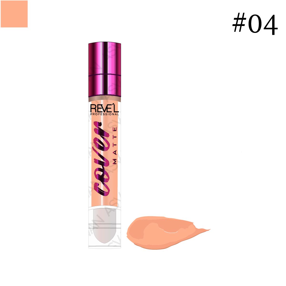 REVE'L PROFESSIONAL - CORRECTOR CONCEALER COVER MATTE 04 - REVEL