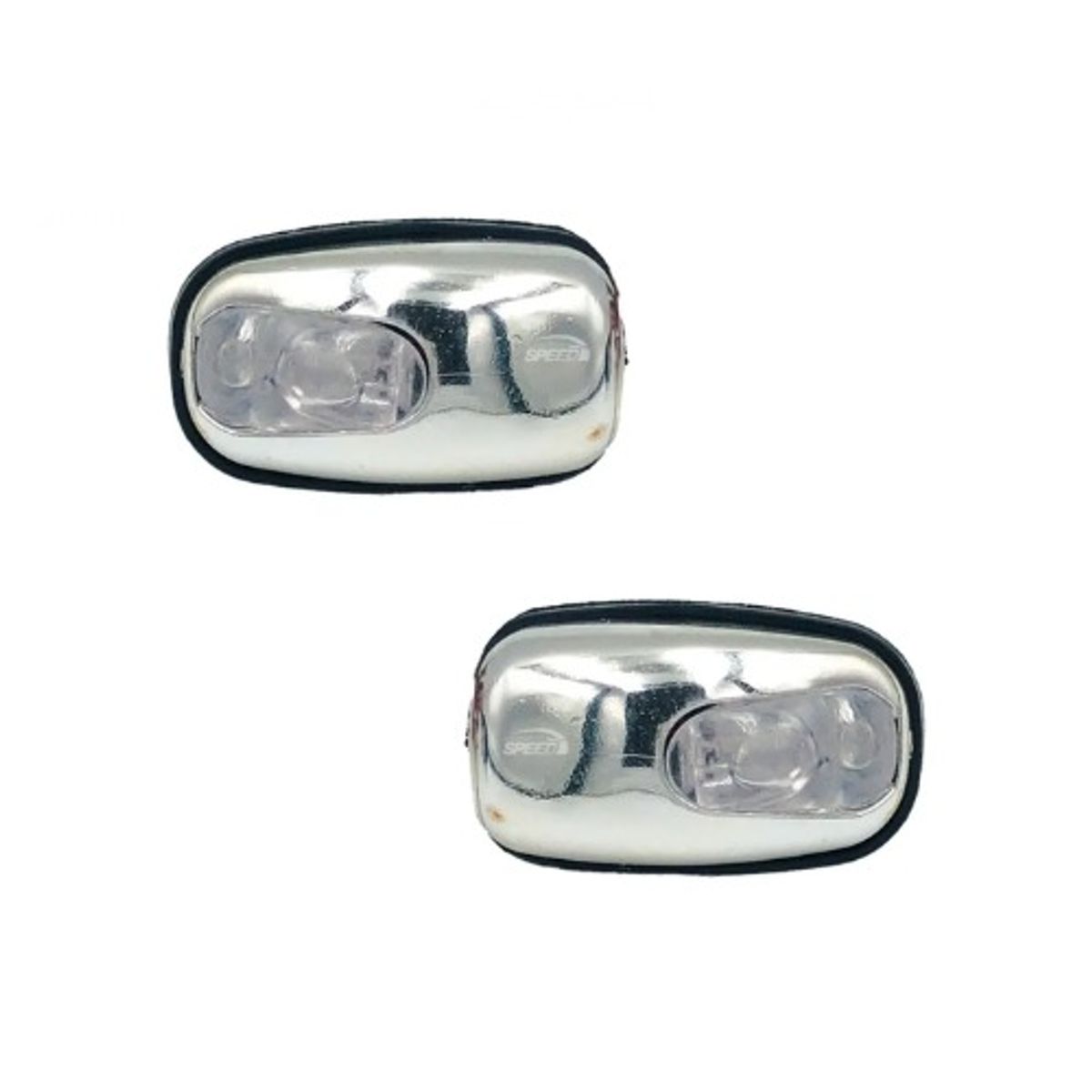 GENERICO - BOTA AGUA CON LUZ AZUL PARA CAPOT DE AUTOS 12V