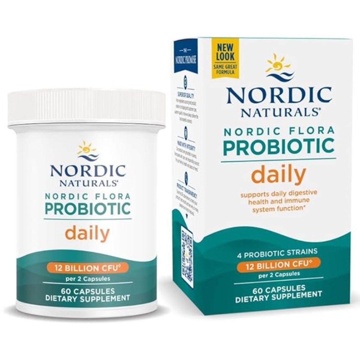 NORDIC - Probiótico Diario 12 Billion Cfu 60 Cápsulas – Nordic Naturals