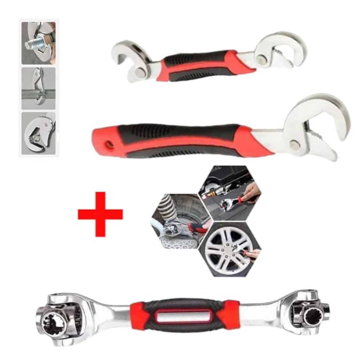 OEM - Set de Llaves Universales Snap and Grip + Llave 48 en 1 Solución Total para Reparaciones