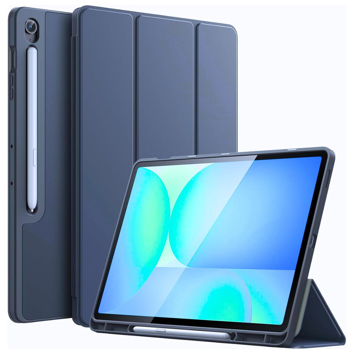 GENERICO - Funda Smart Case Portapencil Para Samsung S10  S10 FE - AZUL