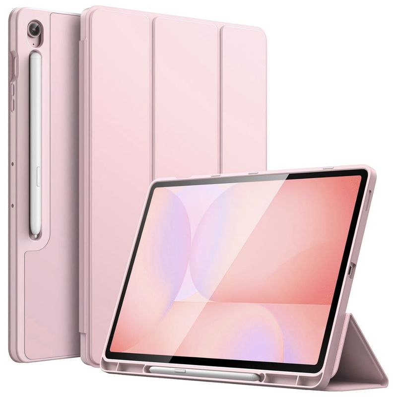 GENERICO - Funda Smart Case Portapencil Para Samsung S10  S10 FE - ROSADO