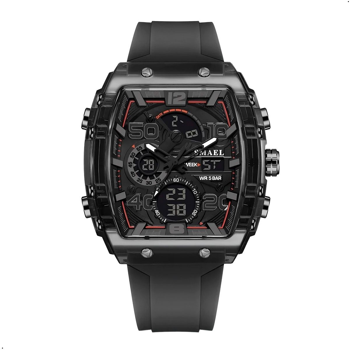 SMAEL - Reloj Hombre Smael 8109 Análogo-digital Deportivo Acuatico