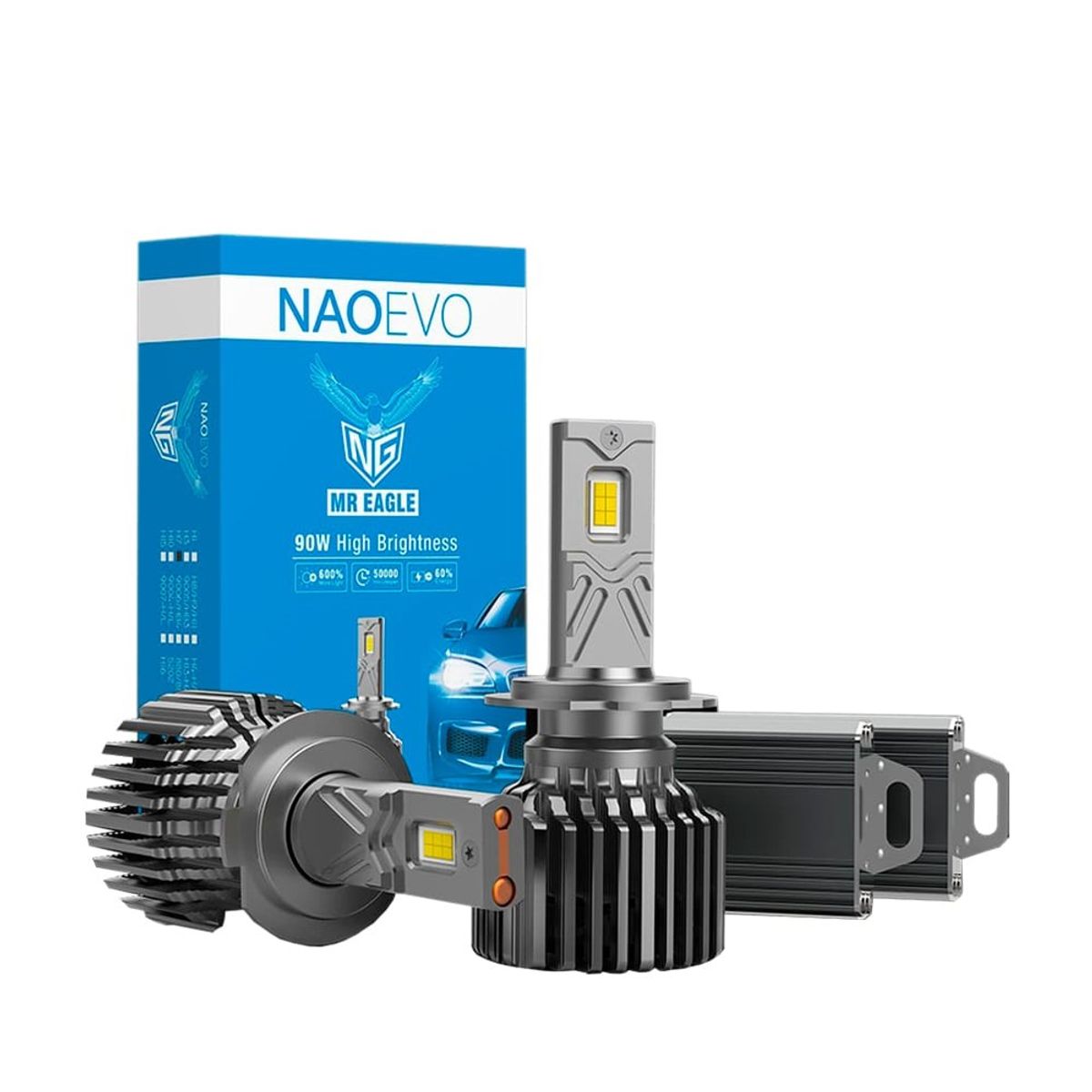 NAOEVO - Focos Led Serie NG Canbus Base 9004 para autos