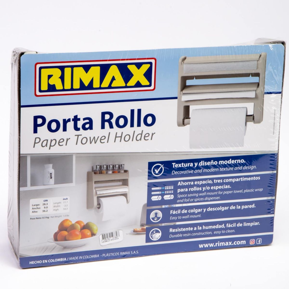RIMAX - Portarollo Triple Beige - Rimax