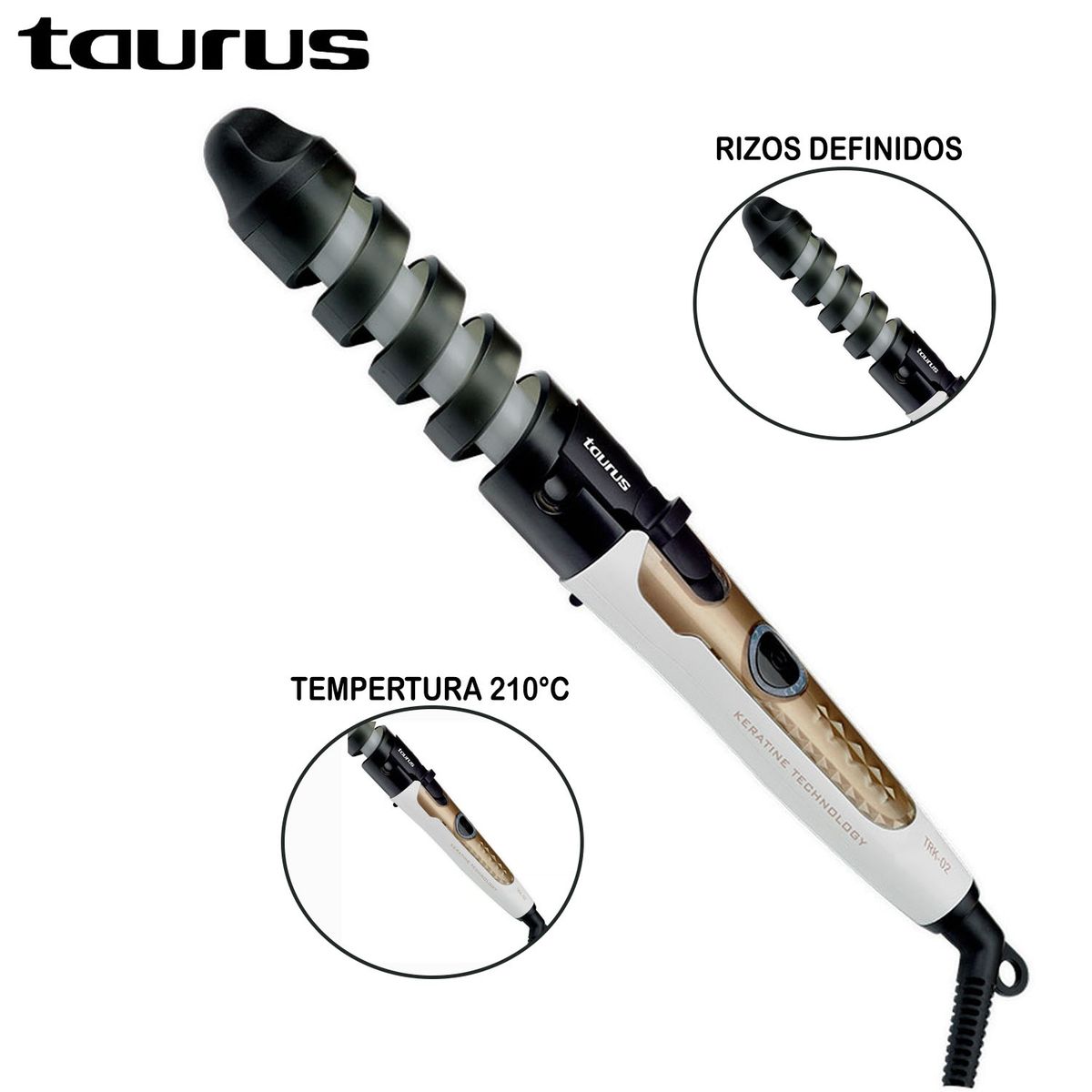 TAURUS - Rizador de cabello Taurus TRK-01