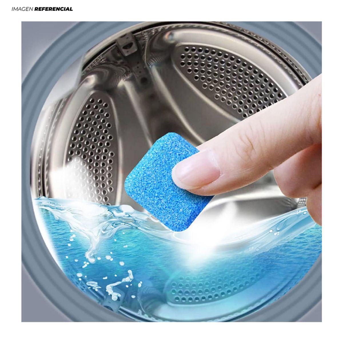 GENERICO - Pastillas para Lavadora Buen Olor 12 Piezas - 02 Unid