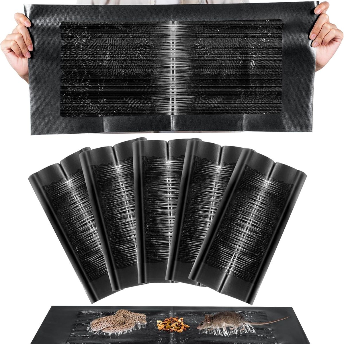 GENERICO - PACK X3 TRAMPA ADHESIVA PARA RATAS SUPER GRANDE 120CM