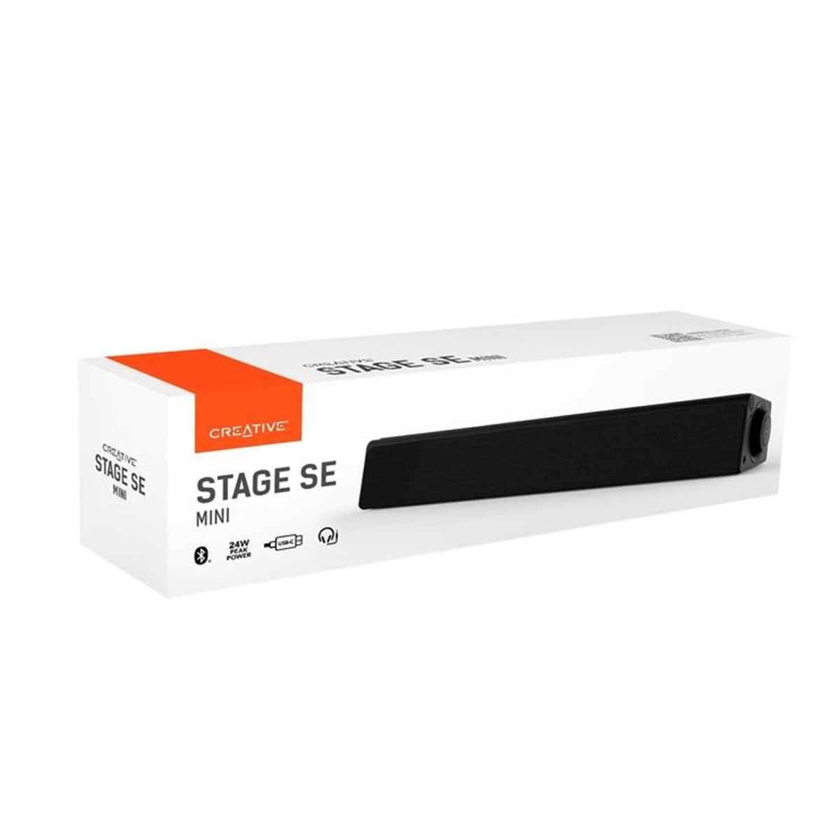 CREATIVE - Parlante Creative Stage Se Mini Barra Bluetooth 12W - Sonido Potente En Color Negro