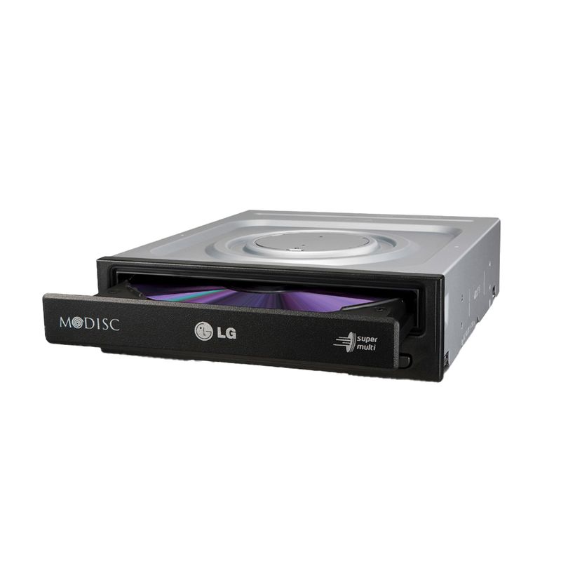 LG - Unidad De Dvd Lg Gh24Nsd1 Interna 24X Sata - Supermulti Alta Velocidad Compatible Con Pc