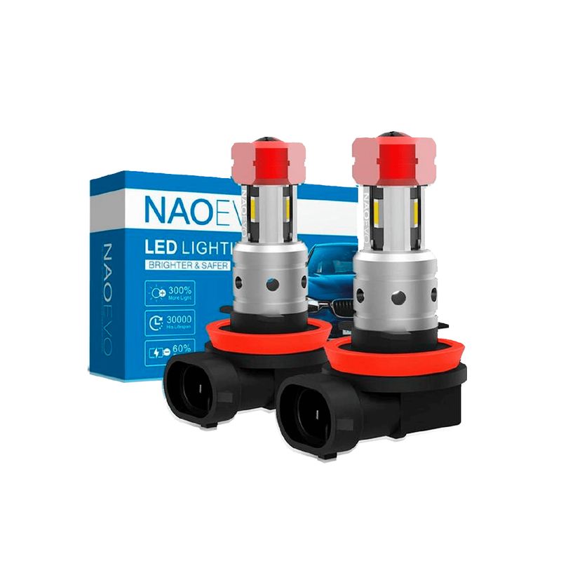 NAOEVO - Focos LED Serie N86 Base 9005 Luz Ambar NAOEVO