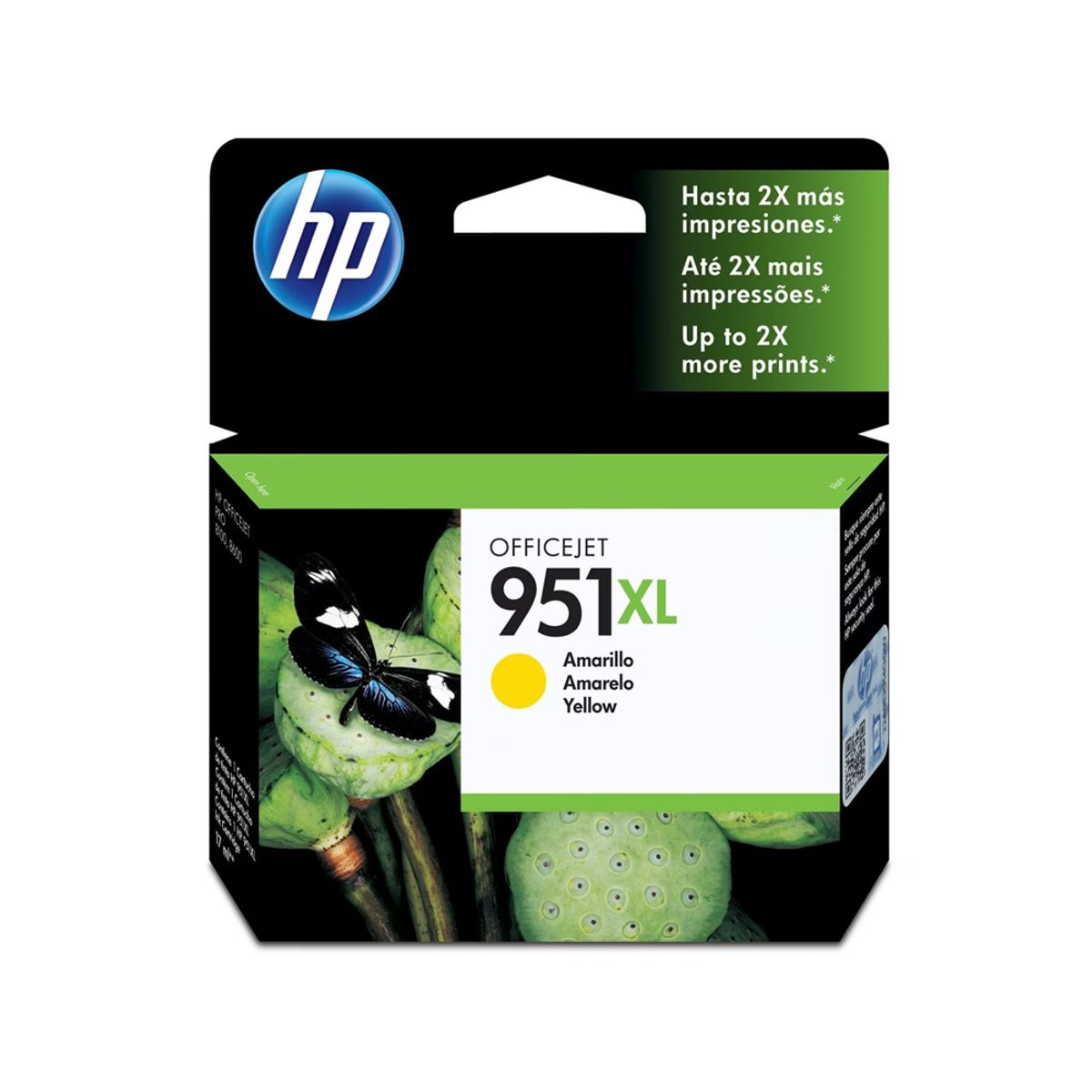 HP - Cartucho De Tinta Hp 951Xl Amarillo 17 Ml, Alto Rendimiento Y Compatible Con Impresoras Or