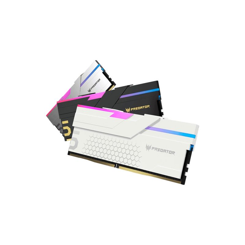 ACER - Memoria Ram Predator Hermes Rgb 48Gb (2X24Gb) Ddr5-6400Mhz Cl32 Para Gaming Y Rendimiento