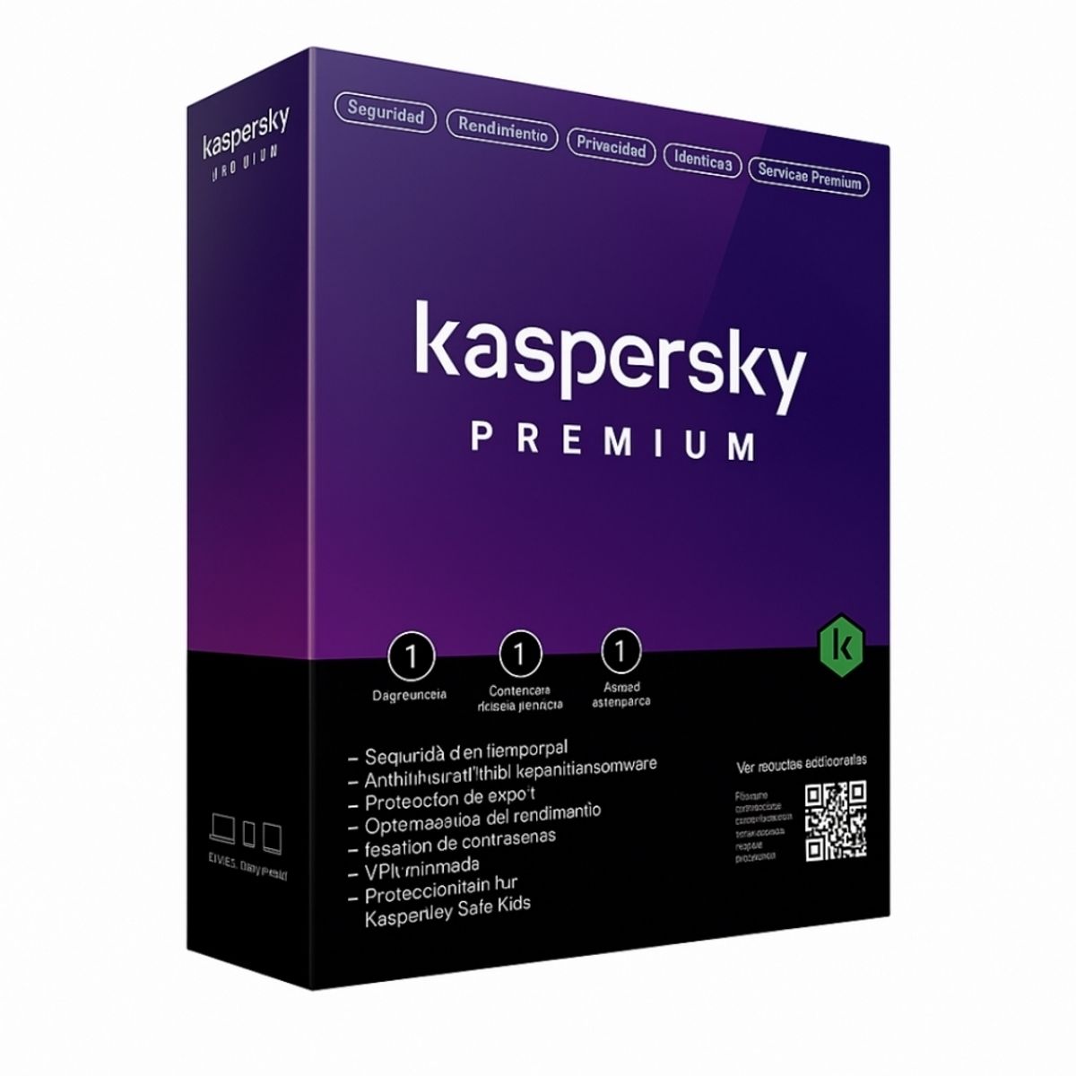 KASPERSKY - Kaspersky Premium Antivirus 1 Pc Por 1 Año - Protección Avanzada Para Tu Dispositivo