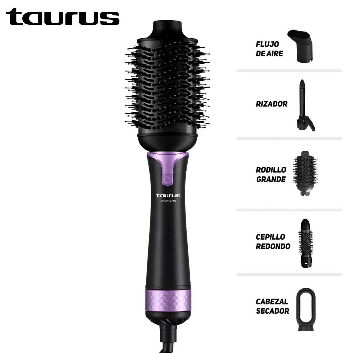 TAURUS - Cepillo Modeador 5 en 1 Mod. Air Style Pro