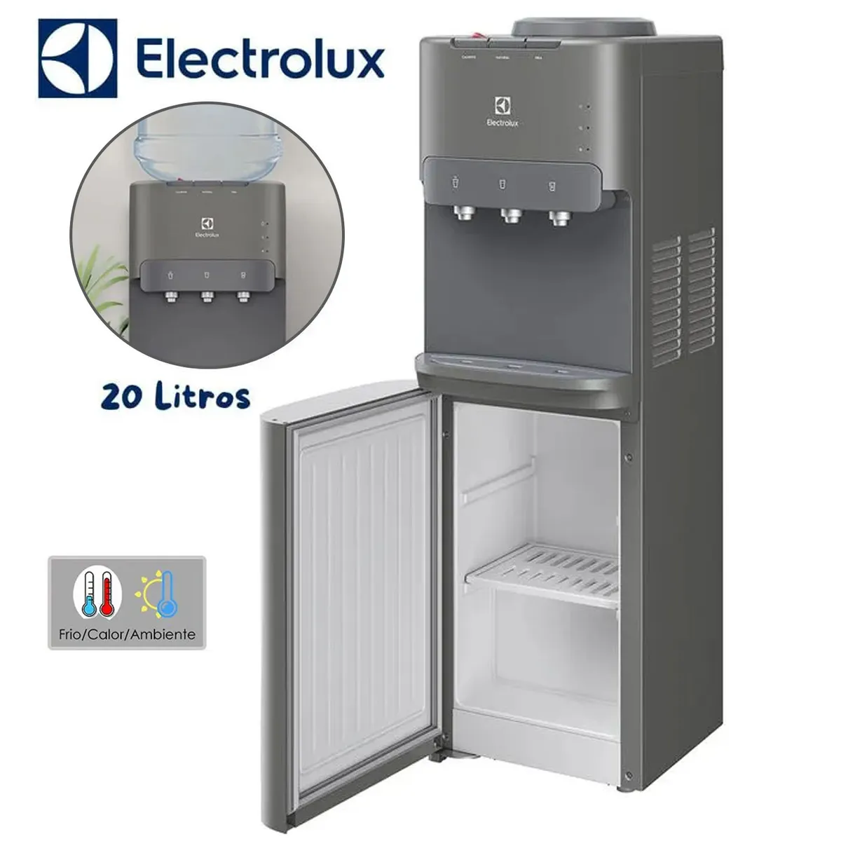 ELECTROLUX - Dispensador de Agua EA11SR Frio-Calor
