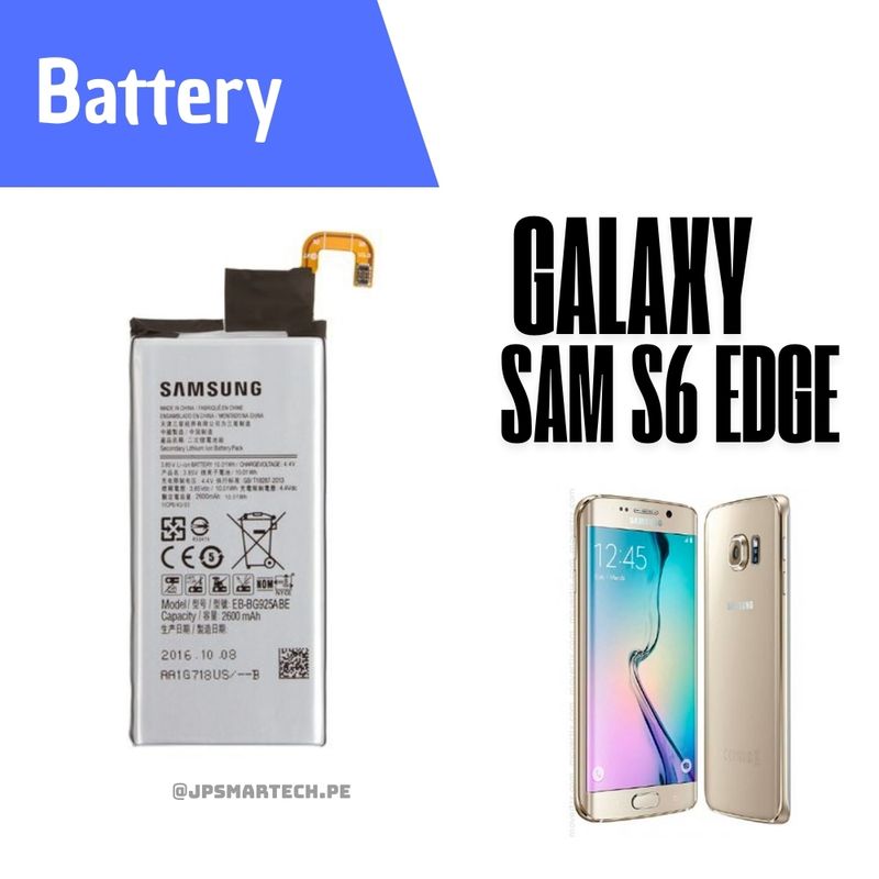 OEM - BATERIA  PARA SAMSUNG S6 EDGE TORIGINAL-SM NUEVO