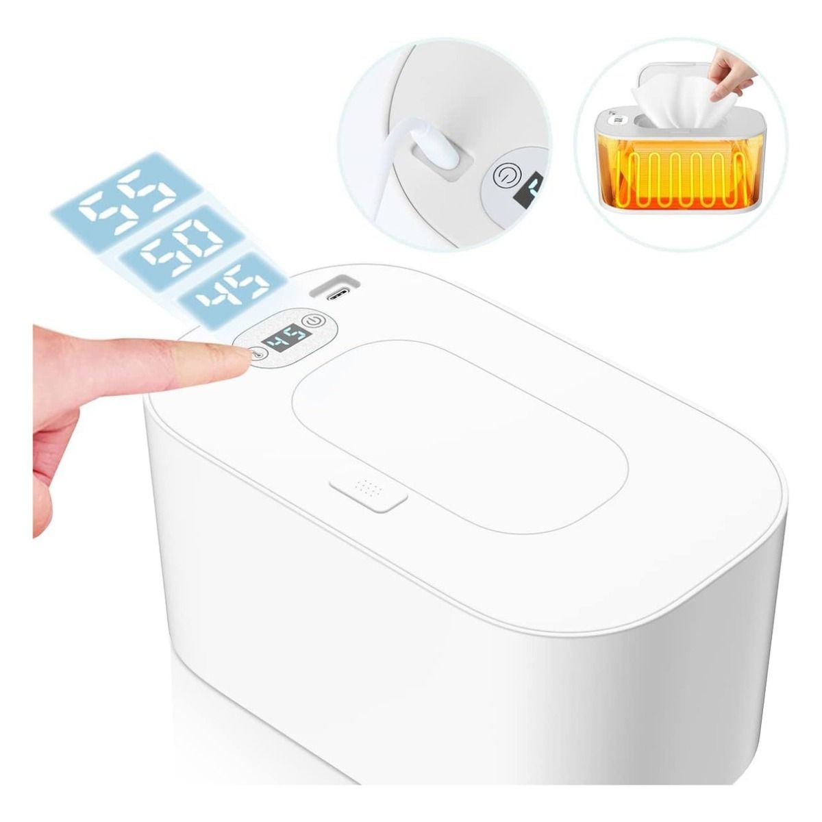 BLLOQ - Calentador De Toallitas Para Bebés Usb