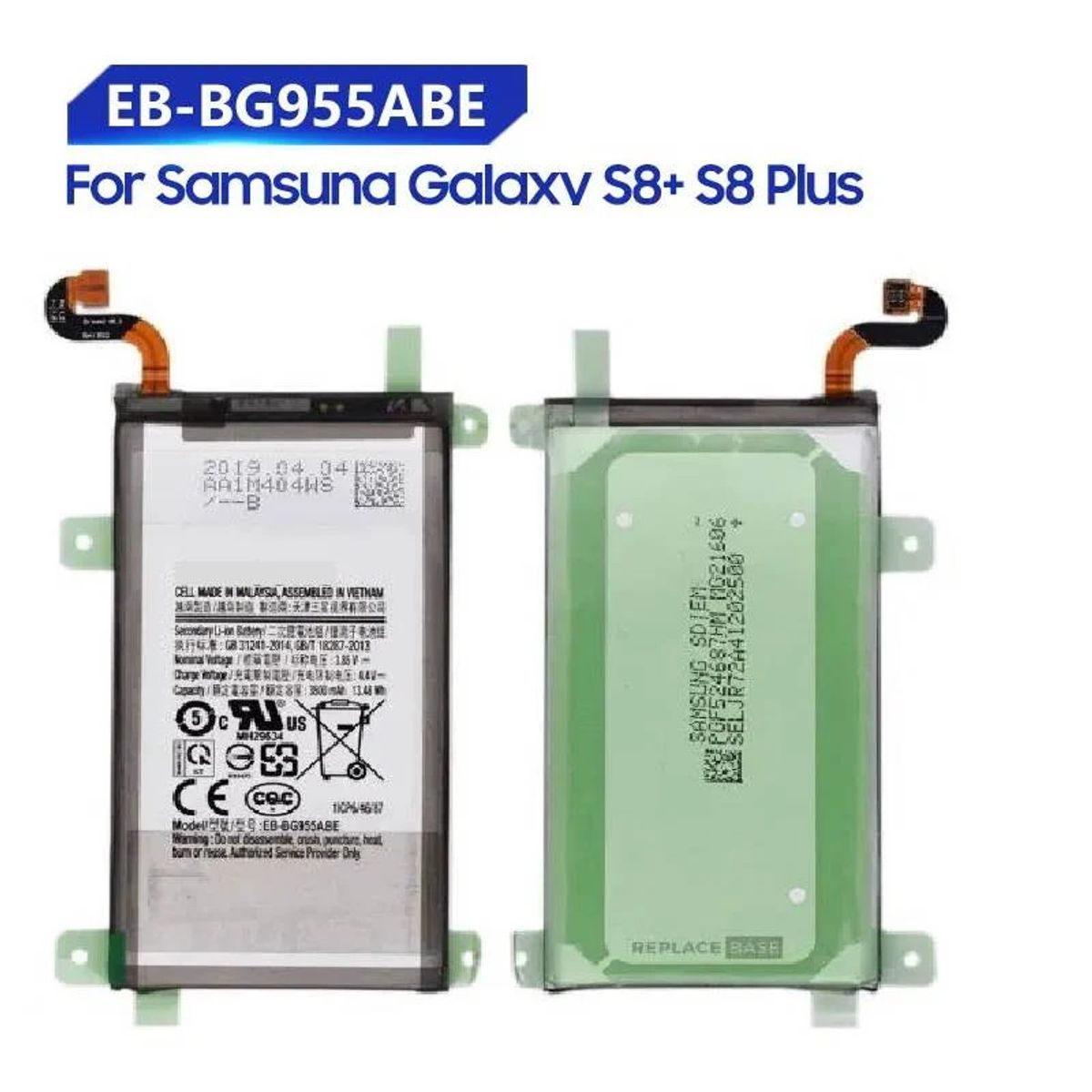 OEM - BATERIA  PARA SAMSUNG S8 PLUS TORIGINAL-SM NUEVO