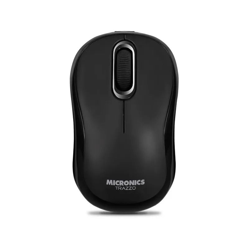 MICRONICS - Mouse Inalámbrico Bluetooth Recargable Micronics Trazzo 3 NEGRO