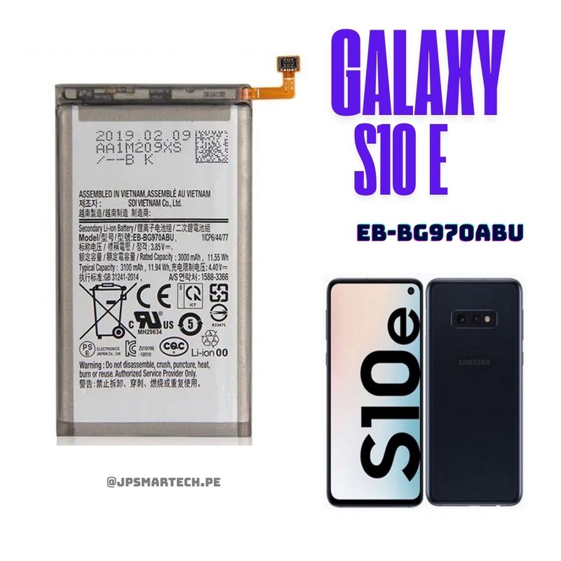 OEM - BATERIA PARA SAMSUNG S10E TORIGINAL-SM NUEVO