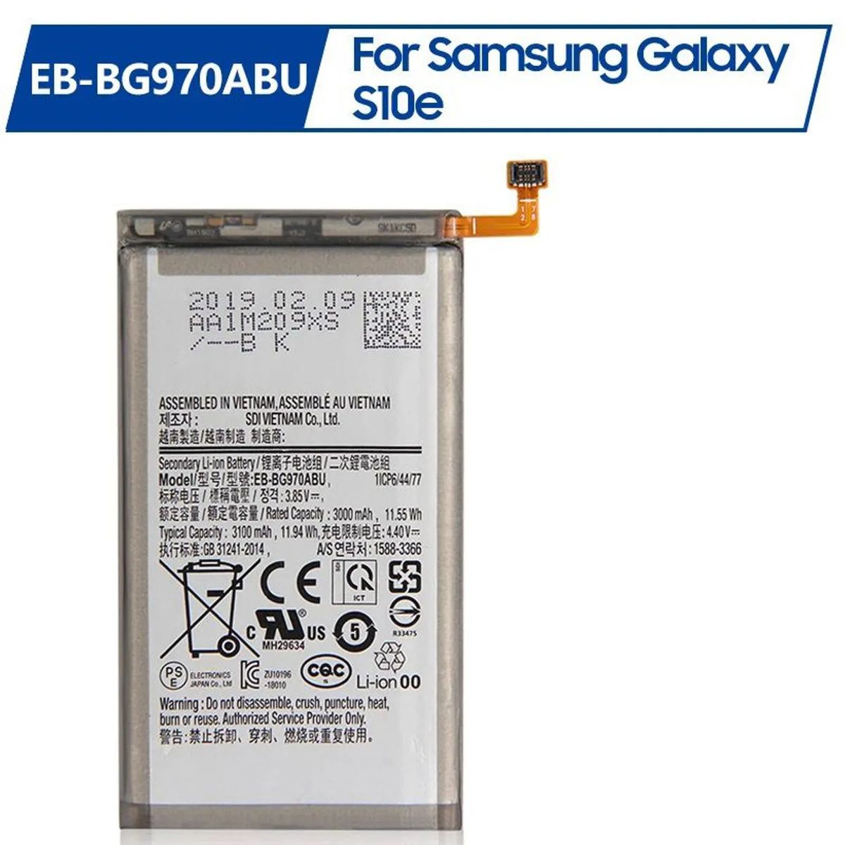 OEM - BATERIA PARA SAMSUNG S10E TORIGINAL-SM NUEVO