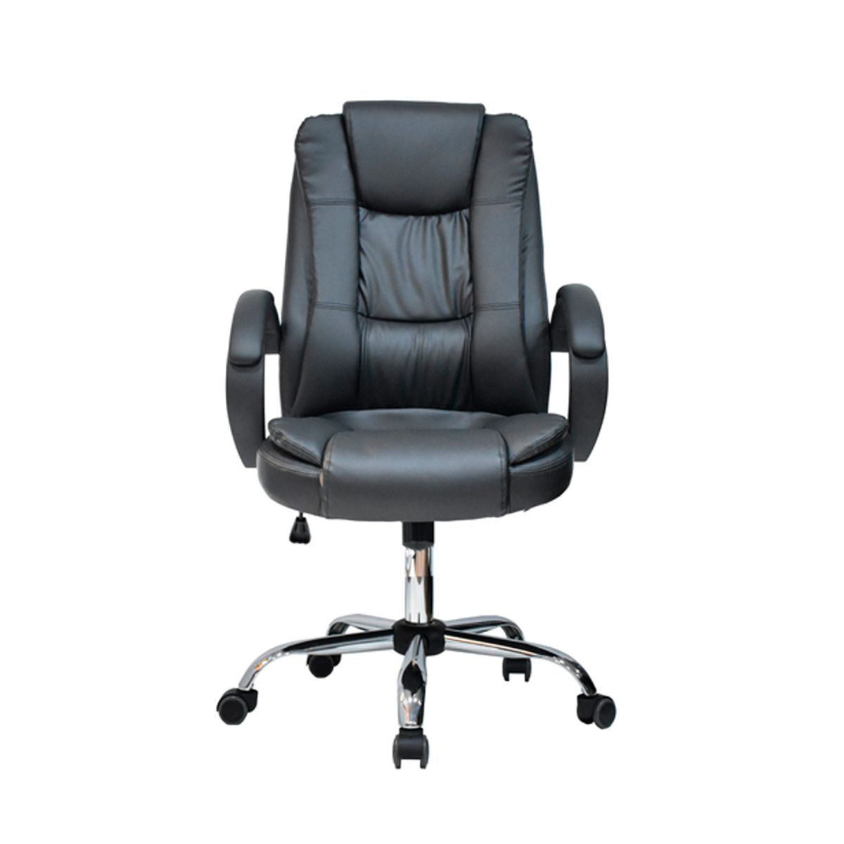 OFIDEAS - Silla Ergonómica Presidente Lexus Sg Cuero Negro Ofideas
