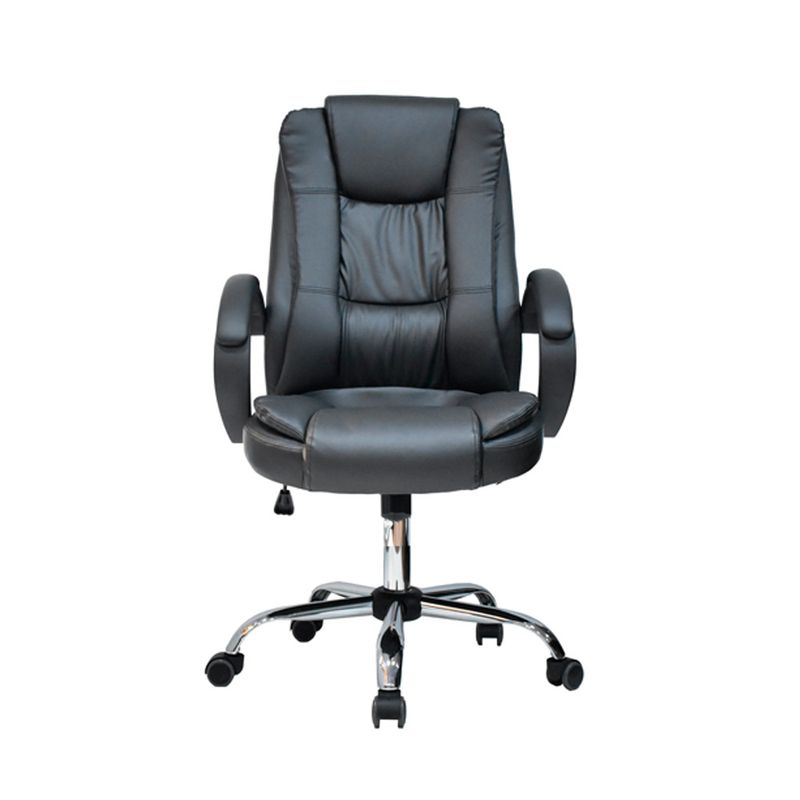 OFIDEAS - Silla Ergonómica Presidente Lexus Sg Cuero Negro Ofideas