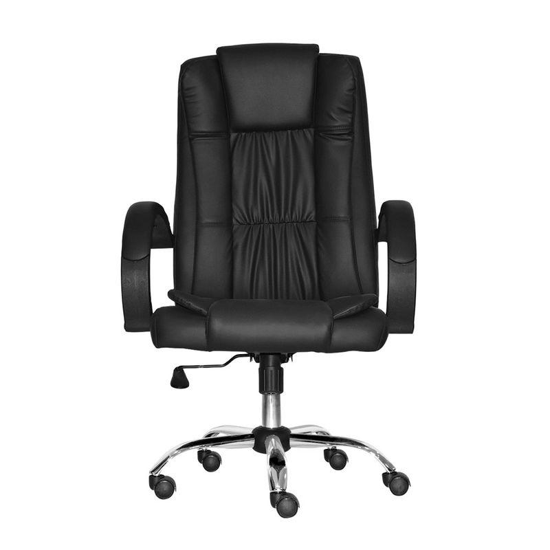 OFIDEAS - Silla Ergonómica Presidente Lexus Be Cuero Negro Ofideas