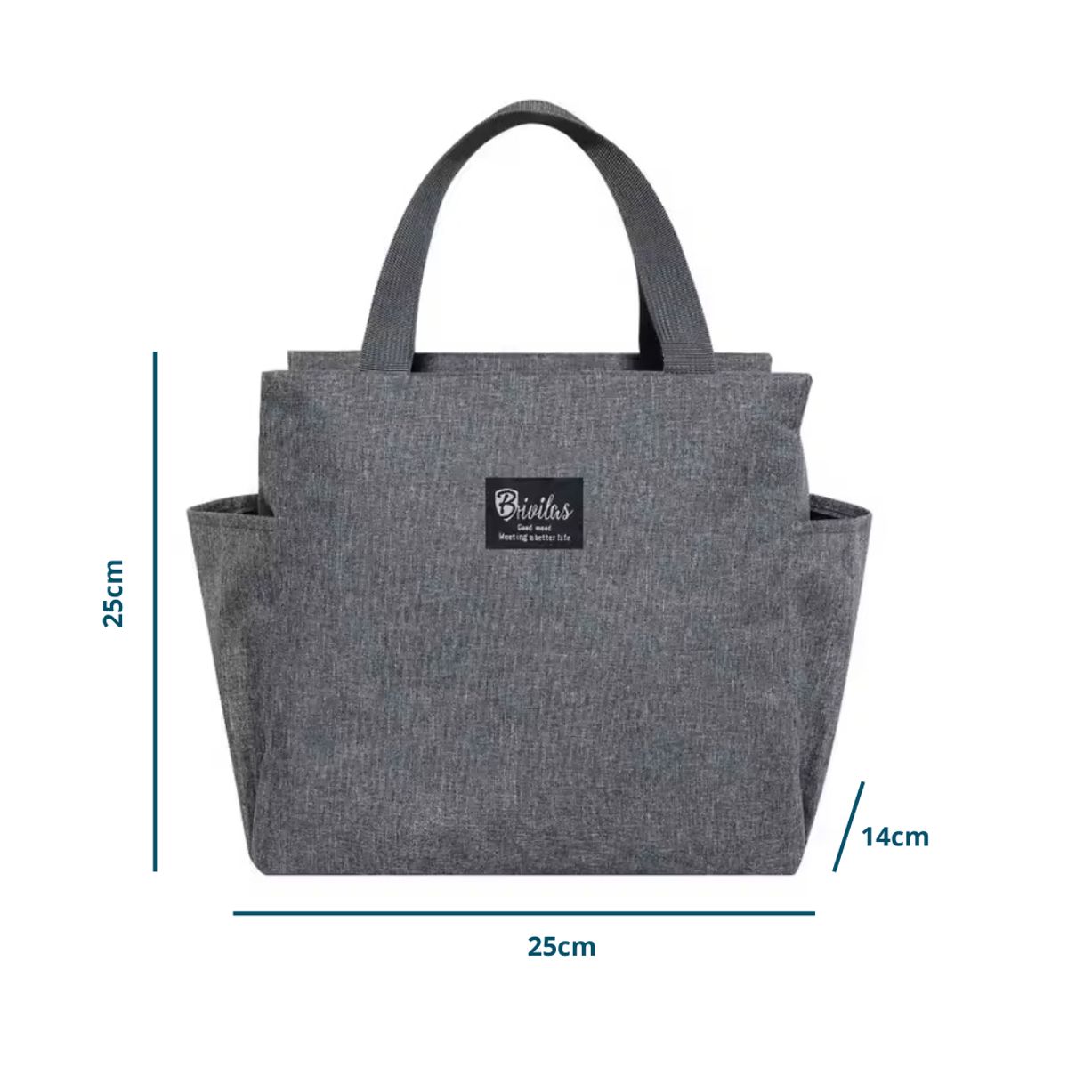 GENERICO - Lonchera Térmica de Alimentos y Bebidas Grande COLOR ALEATORIO