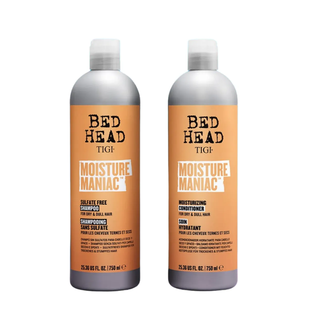 TIGI - TIGI Bed Head - Duo Moisture Maniac Shampoo750ml  Acondicionado750ml