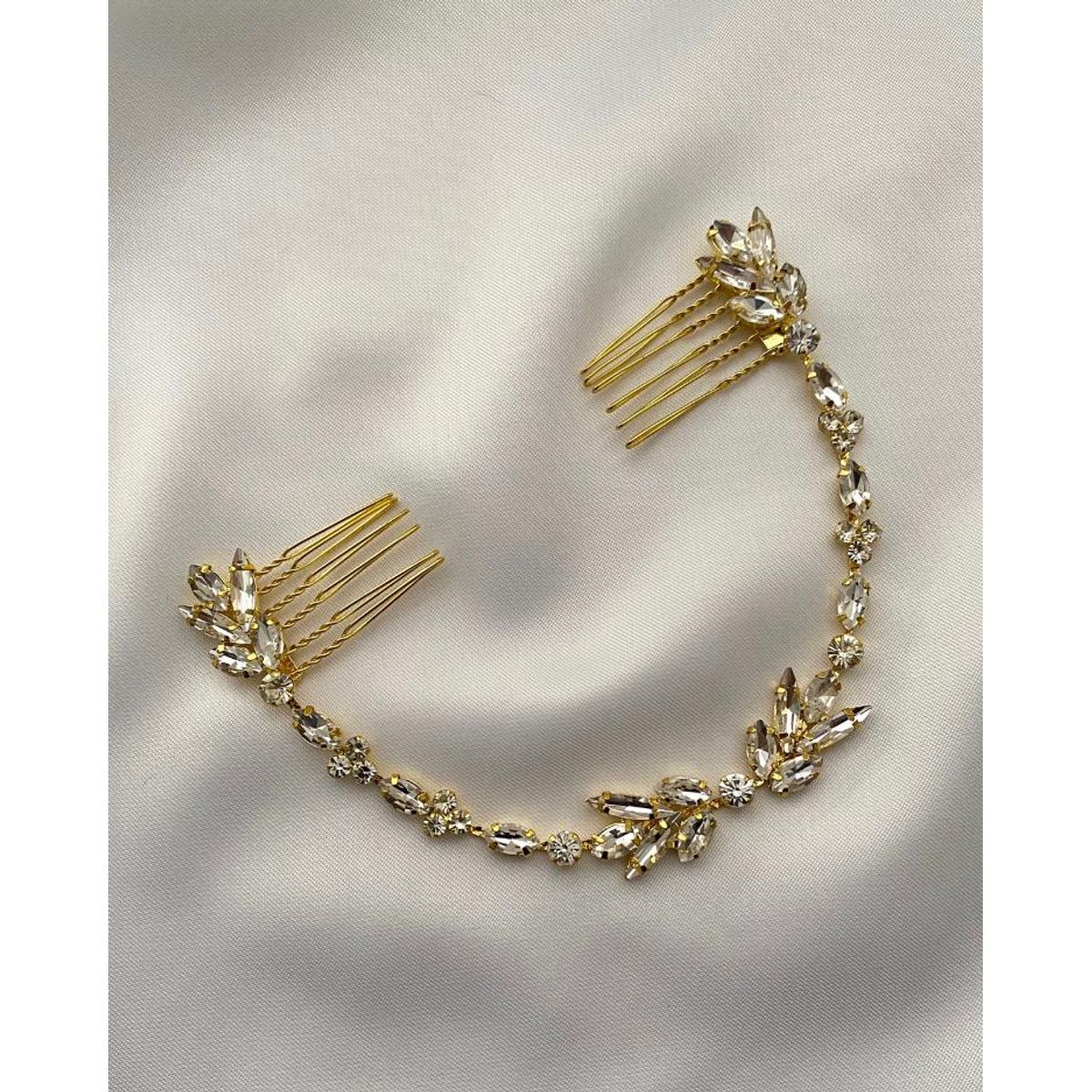 GENERICO - TOCADO TIARA ACCESORIO CABELLO JOYAS DE NOVIA