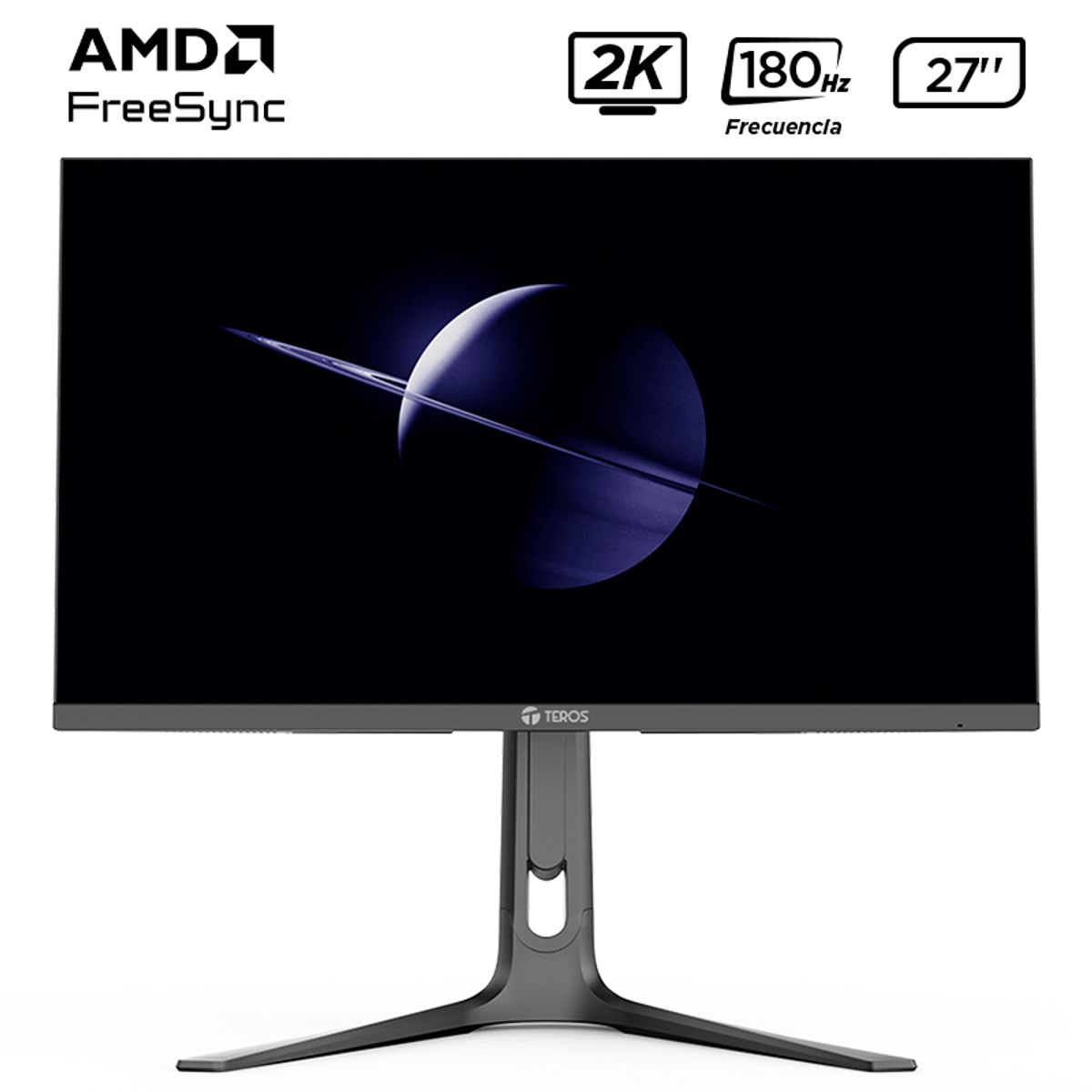 TEROS - MONITOR PLANO GAMING TEROS TE-2753G, 27" 2K QHD IPS, 180 HZ, HDMI