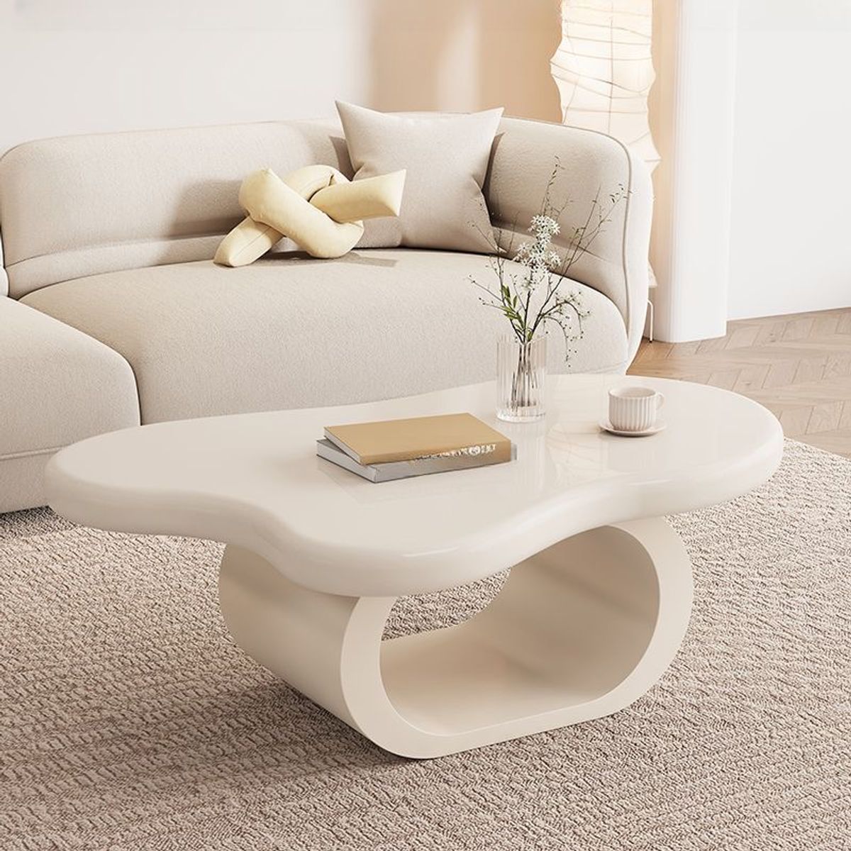 STIL NOVO - MESA DE CENTRO LUMA BEIGE