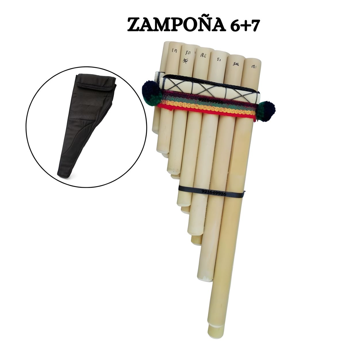 GENERICO - ZAMPOÑA 13 Tubos en 440 Hz Ideal para estudiantes