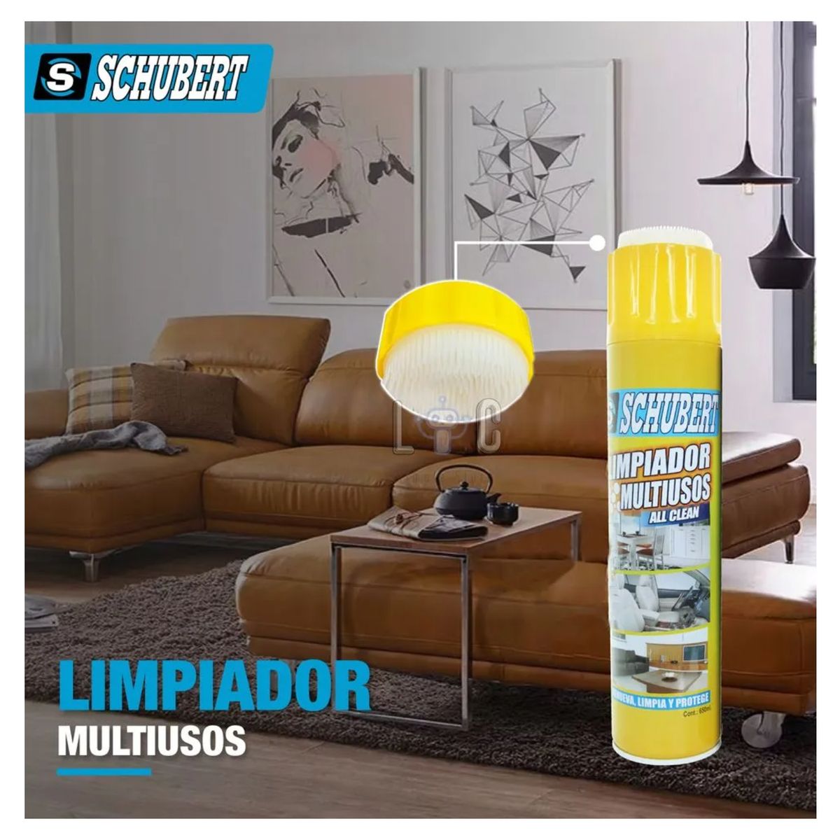 SCHUBERT - Schubert Limpiador Multiuso Espuma 650ml