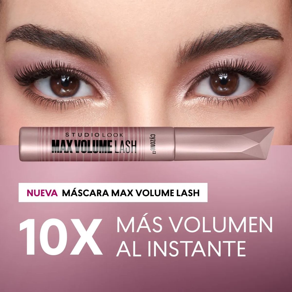 CYZONE - Máscara de Pestañas Max Volume Lash Studio Look