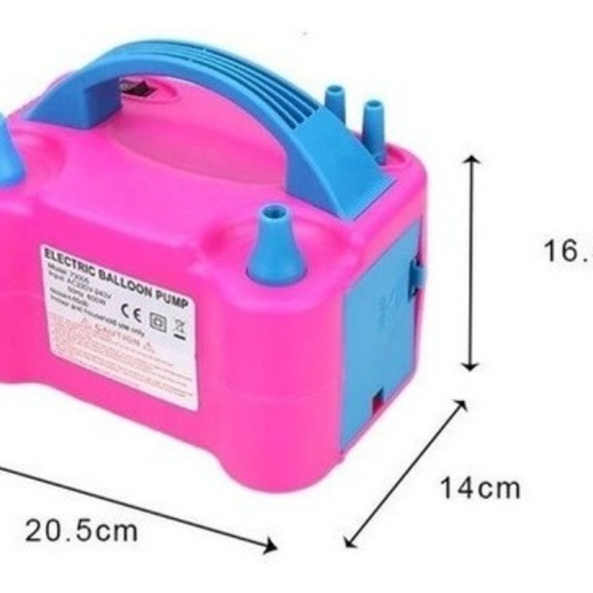 QUICK - Inflador De Globos Eléctrico 2 Inyectores