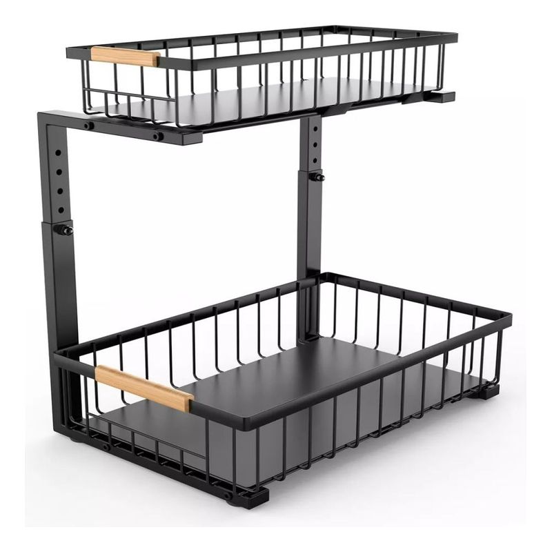 ANYHOGAR - Organizador Estante Multiuso Bajo Lavaplatos Cocina Baño