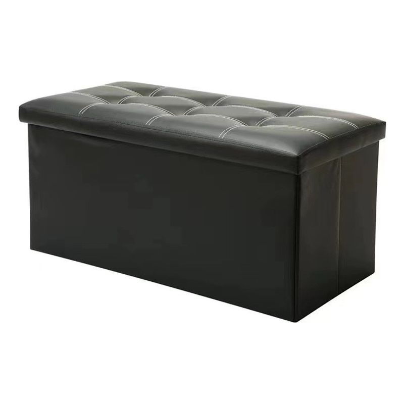 ANYHOGAR - Taburete Plegable Y Almacenable Puff Baul Organizador 76cm