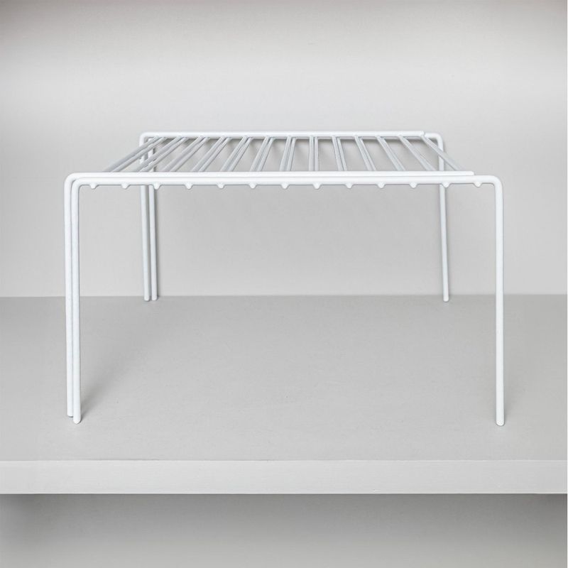 MAS CASA MOBILIARIO Y ACCESORIOS - Repisa plastificada extensible Más Casa Perú color blanco