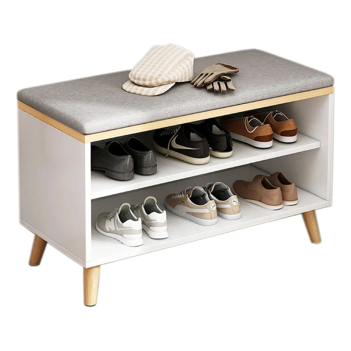 ANYHOGAR - Zapatero Organizador Banca Probador 60x30x49cm