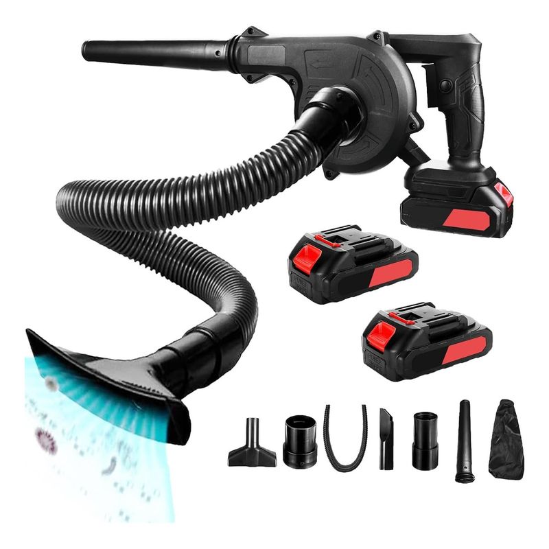 QUICK - Aspiradora Sopladora De Aire Inalámbrica 2 En 1 21 V